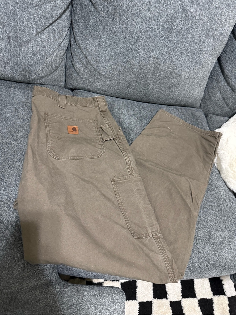 Carhartt Men’s Cargo Work Pants in Brown